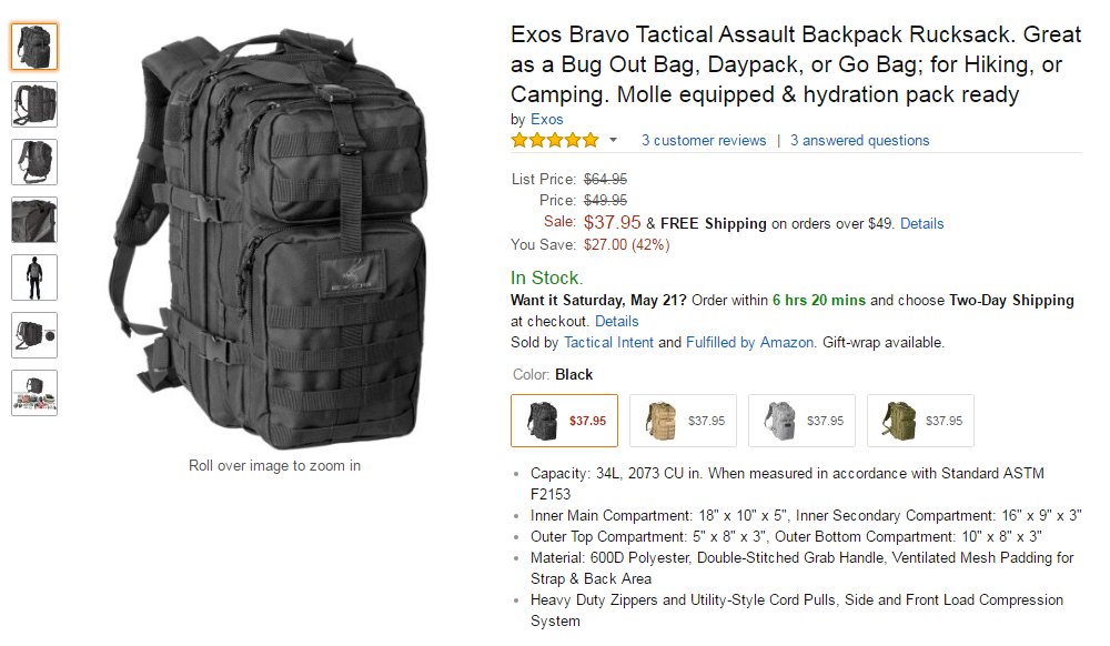 coldapachetech's tweet image. A #privatelabel Amazon product listing we&apos;ve worked on recently. 

#tactical 

Coldapache.com