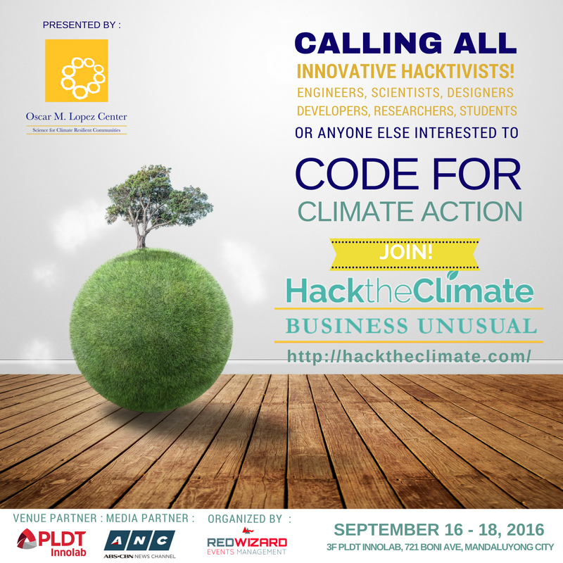 redwizardph's tweet image. Let's code for #climateaction! Join #hacktheclimate business unusual! @ecohacktivist #hackathon