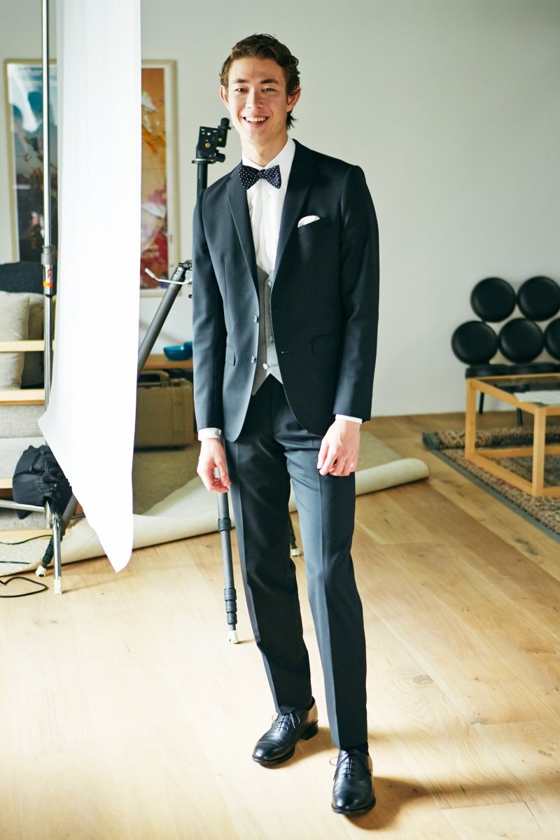 Men S Non No Auf Twitter 365 Style コーナーに メンズノンノモデル宮沢氷魚がスーツ姿で登場 T Co Mv7np7qgik 私服ではありませんが 宮沢の体型ぴったりにオーダーした一着です