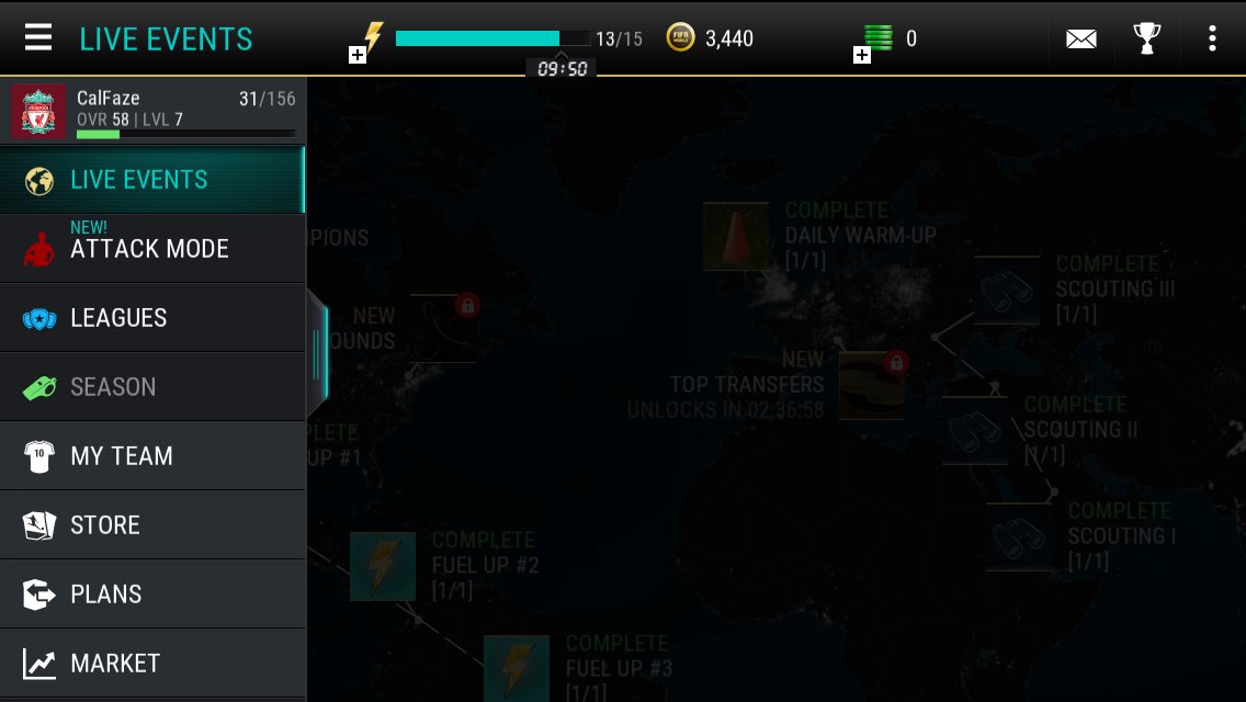 CalFifa17's tweet image. First day of Fifa (17) mobile @EAFIFAMOBILE