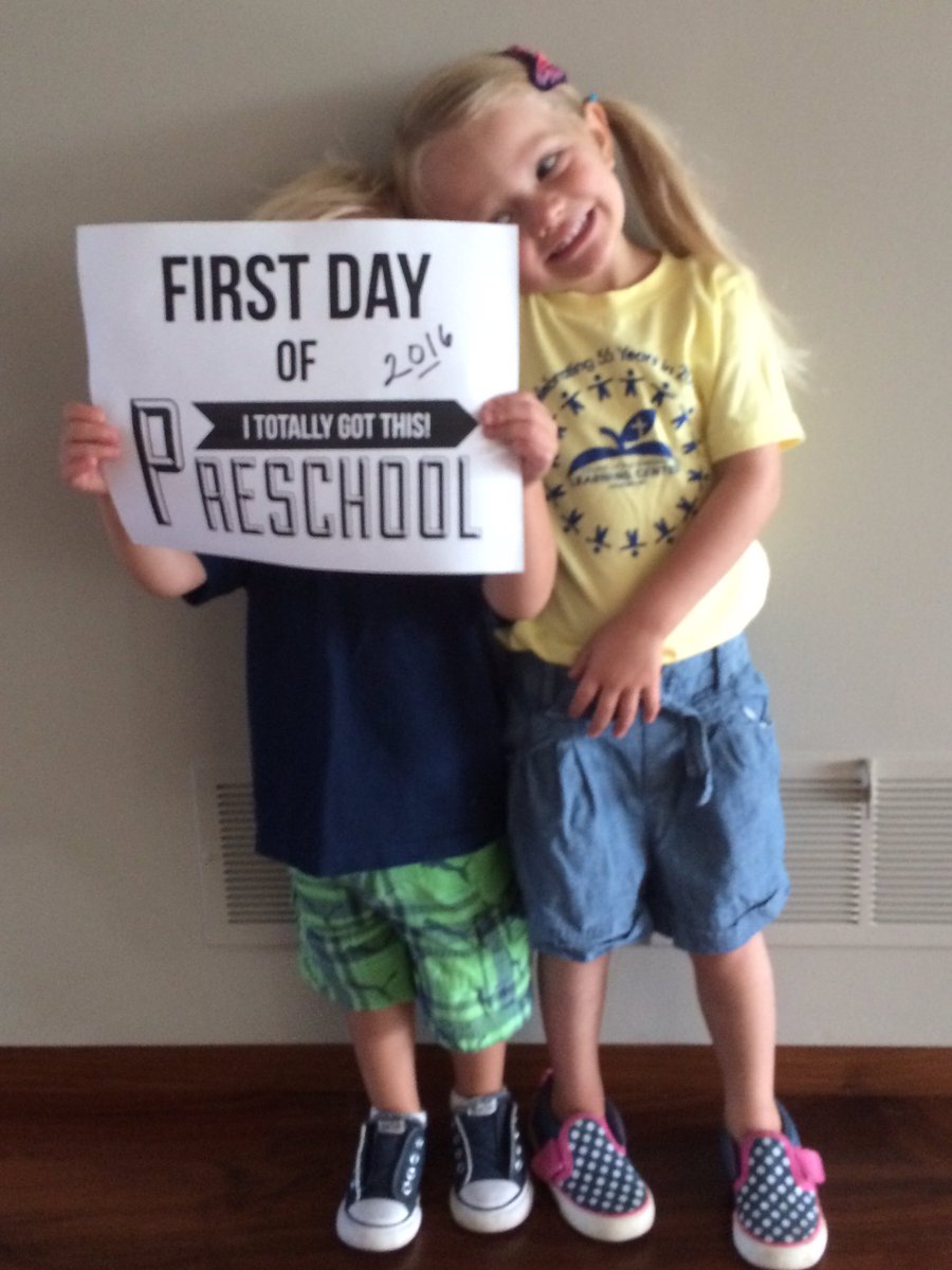 MikaelSievers's tweet photo. Winston's #FirstDayAtPreSchool with support from #BigSister Cornelia. #Family #LoveIt https://t.co/wbsJshJxai