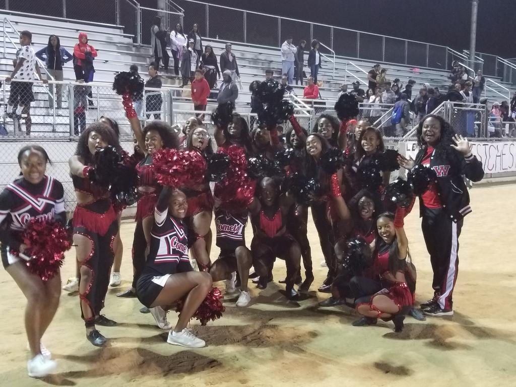 The Cheer and Drill Team!