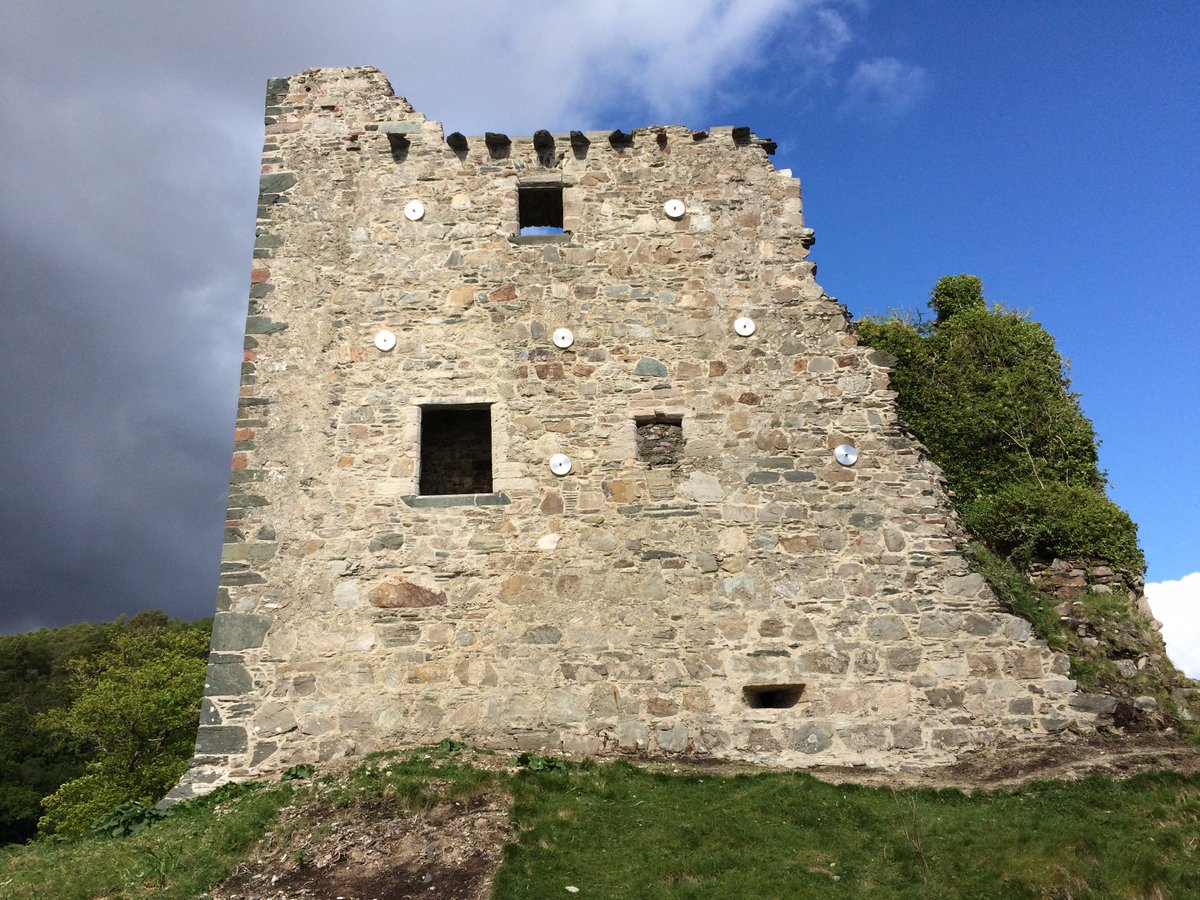 The castle is looking great this summer with two of its walls all fixed up and the scaffolding away.  #VisitScotland