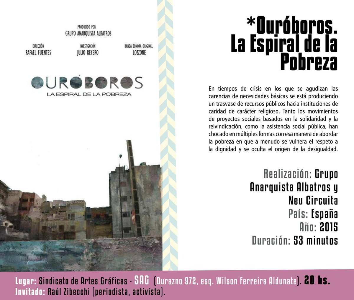 Si andas por Montevideo (Uruguay) puedes acercarte al festival Globale que se inaugura el 31.