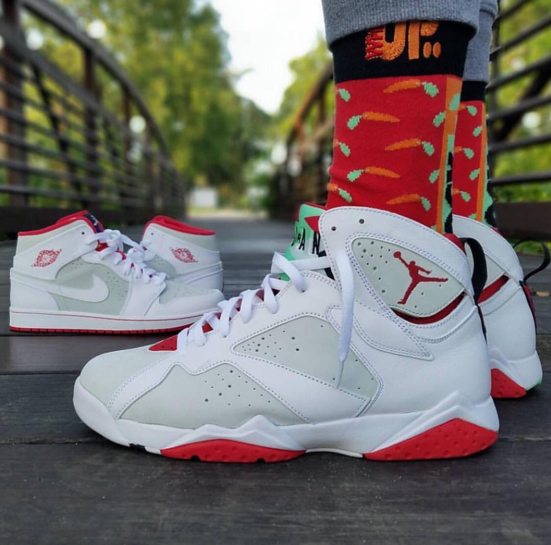 DeadStox's tweet photo. #Hare1s vs #Hare7s
Photo Cred: @sneakergeekk
https://t.co/Jik5huGscN https://t.co/N7rc4WYAHJ