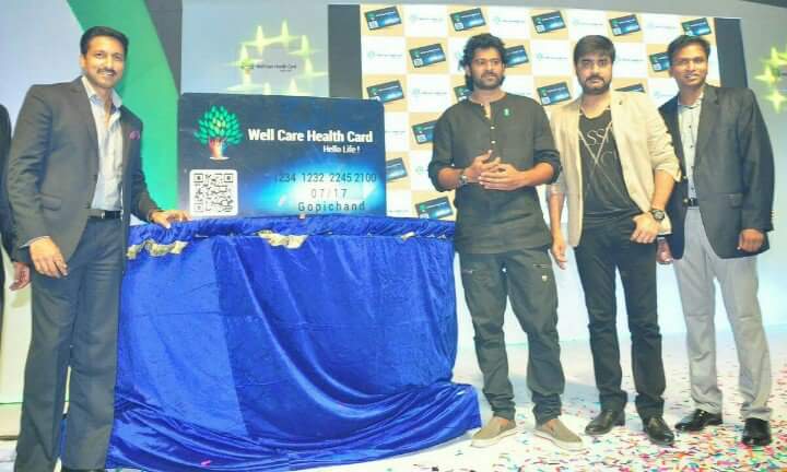 gopi9999's tweet photo. #prabhas #gopichand @actorsrikanth launches
#WellCareHealthCard ... https://t.co/OhWVBTS2Rl