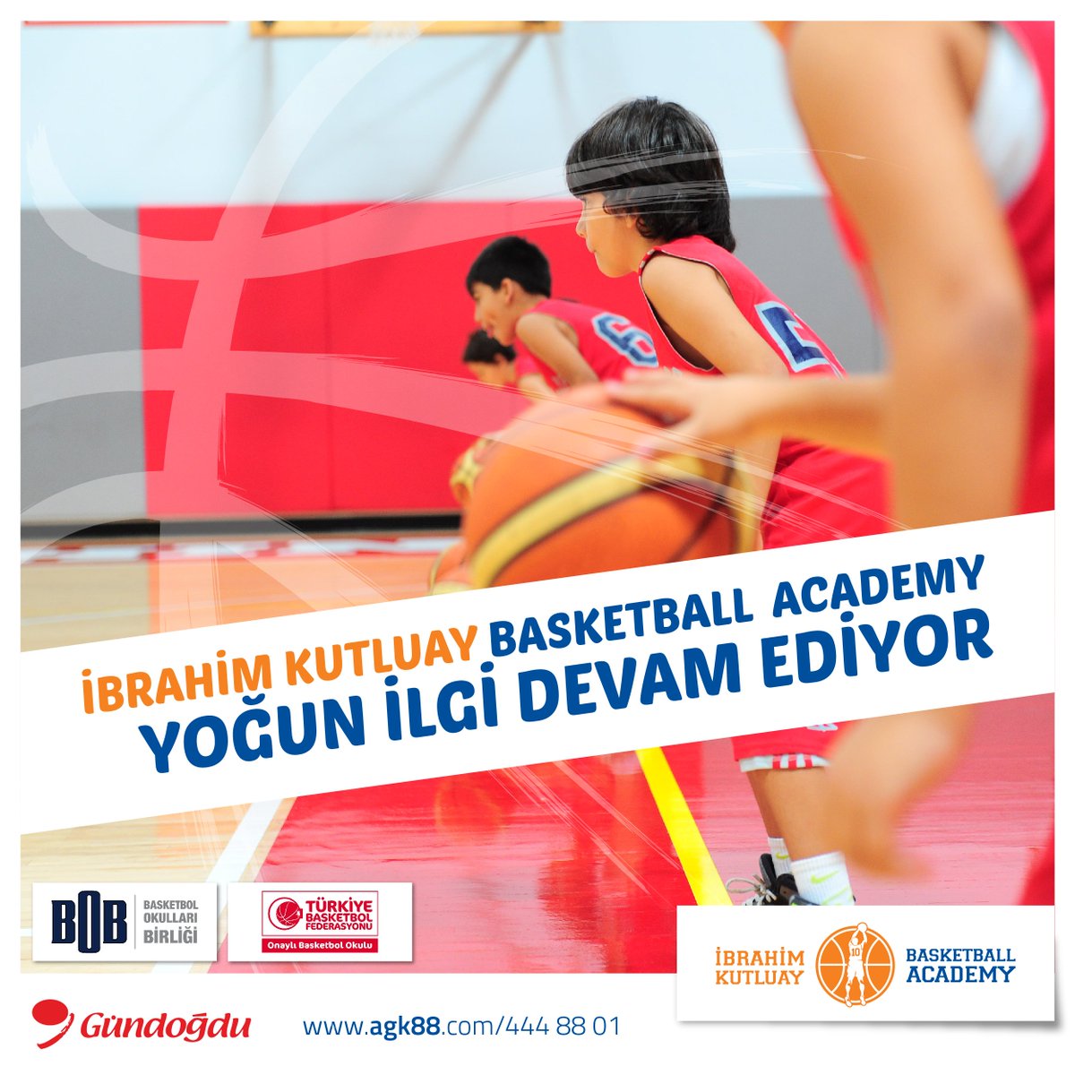 Temel basketbol eğitiminin bu sezonda da tek adresi AGK İBRAHİM KUTLUAY BASKETBALL ACADEMY! #ikba #gündoğdu