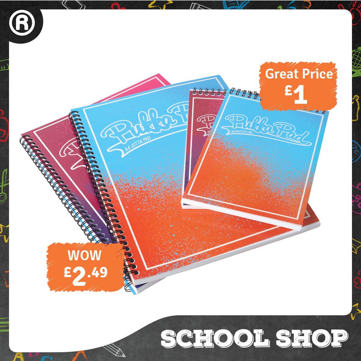 TheRangeUK's tweet photo. You cannot have enough lined paper when you're at school! In-stores now! #schoolshop #backtoschool #stationery https://t.co/uZnn0WZvwu