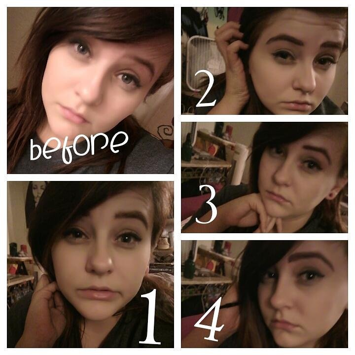 tea_cat97's tweet photo. This is my first time doing my eyebrows let me know what you think! #makeup #mediumcolor #wow #brows https://t.co/5A847Z5pHy