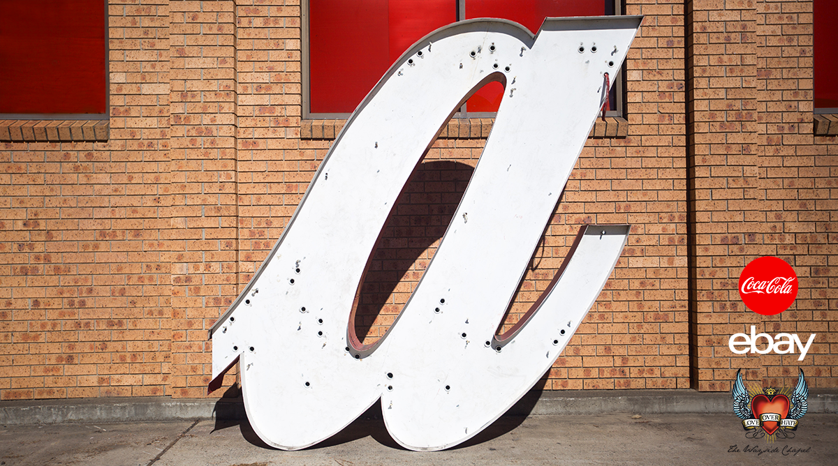CocaColaAU's tweet photo. A is for AUCTION! Our #KingsCross 'COKE sign’ is going on @eBayAU. All 💰 to @WaysideKingsX https://t.co/y6p8bFR1hT https://t.co/5RM0voxCSd