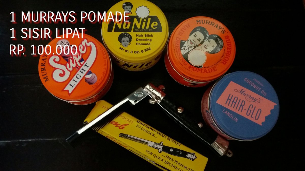 Murrays + sisir lipat Rp. 100.000 delivery order &amp; cod makassar gowa.
