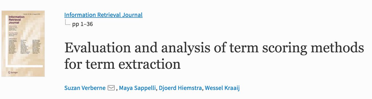 suzan's tweet image. 4 papers published this summer! facebook.com/suzanverberne/…