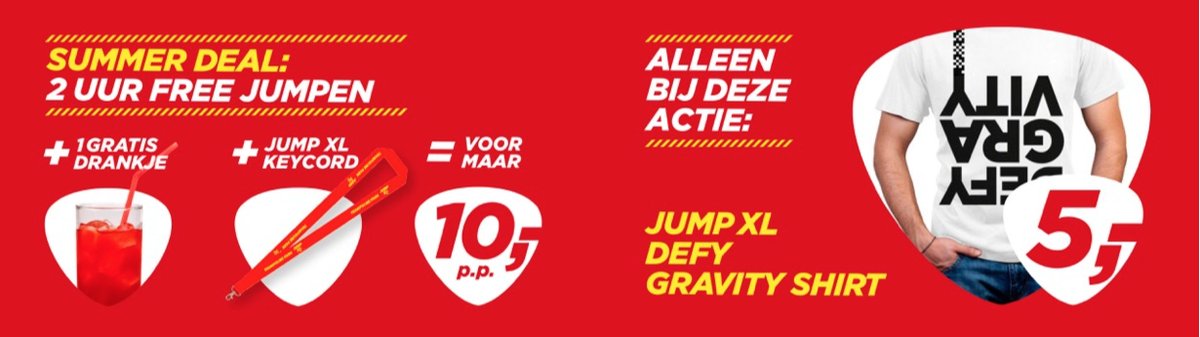 JumpXLEindhoven's tweet photo. Het is nog een week zomervakantie. Wil jij ook nog voordelig komen springen? De actie loopt nog t/m  4 september. https://t.co/3vUbtcZ8sR