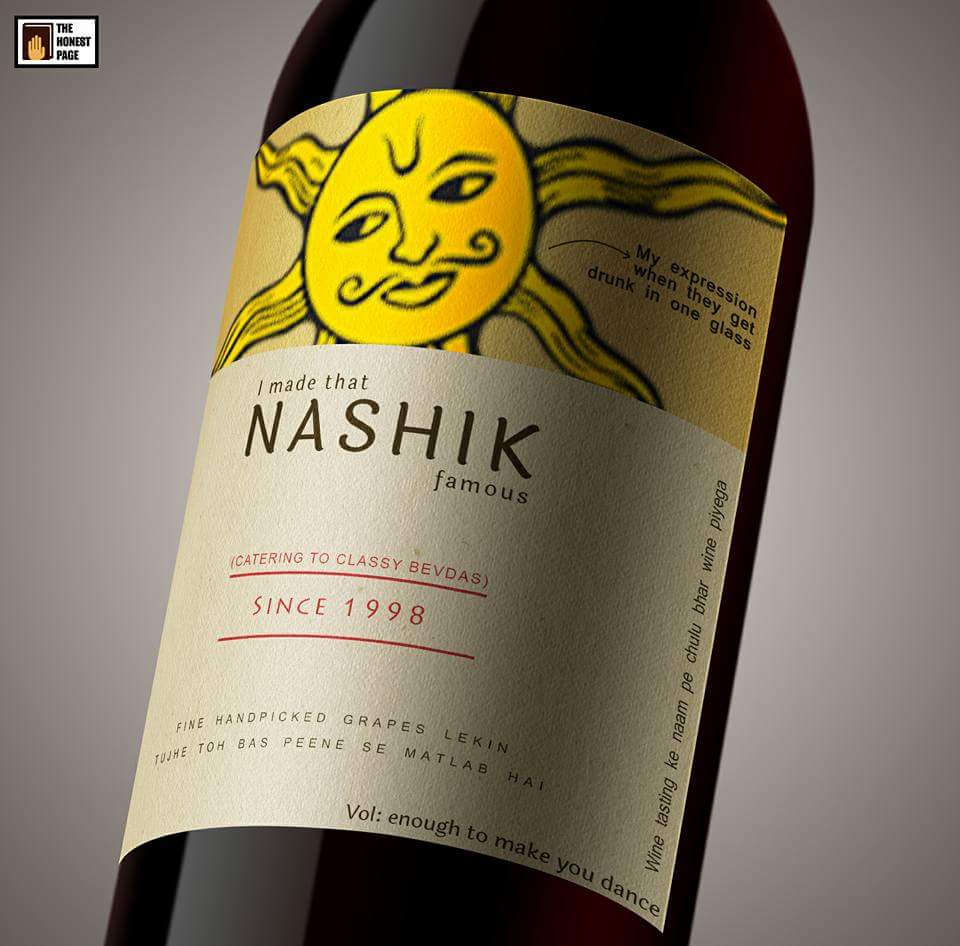 WeAreNashik's tweet photo. #nashikmemes
#honestindians
#wine
https://t.co/8Qgk18c6ju