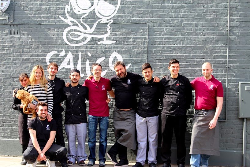 C_AliceResto's tweet photo. The people (and pet!) that give C'Alice its #Italian soul. Ciao! https://t.co/NM23U8nl7o
