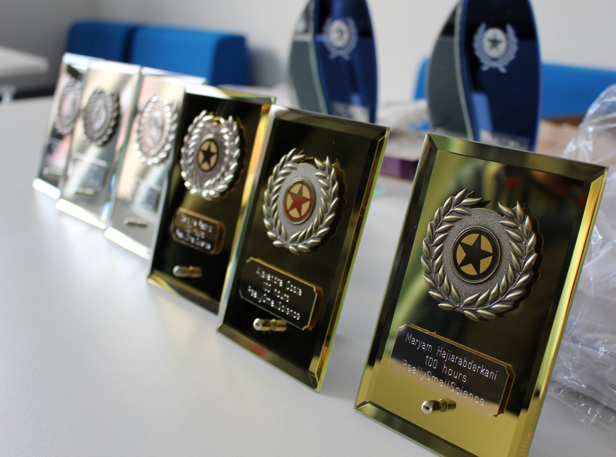 RSmallScience's tweet photo. We hosted a #reallysmallscience prize giving to celebrate all the hard work our group members put in over the year! https://t.co/qcXtec4yE7