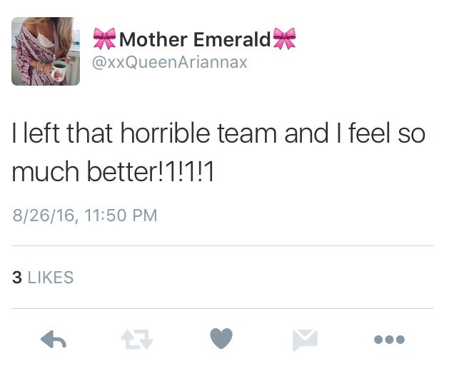 _TitaniumUpdate's tweet image. Arianna left Titaniums, this is the end of her for this account.