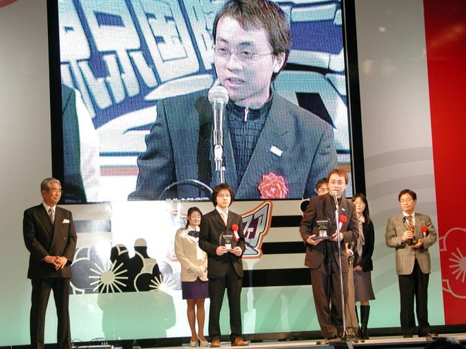 HDDを掘っていたら2003年3月の東京国際アニメフェア、アニメアワードで新海誠監督がパイロット版の『雲の向こう、約束の