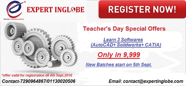 Expert_InGlobe's tweet photo. Get 3 #Software #Training (#AutoCAD, #Solidworks, #CATIA) just in 9,999 INR by #ExpertInGlobe (EI
Mob : 7290964867 https://t.co/AqUQZWeSnZ