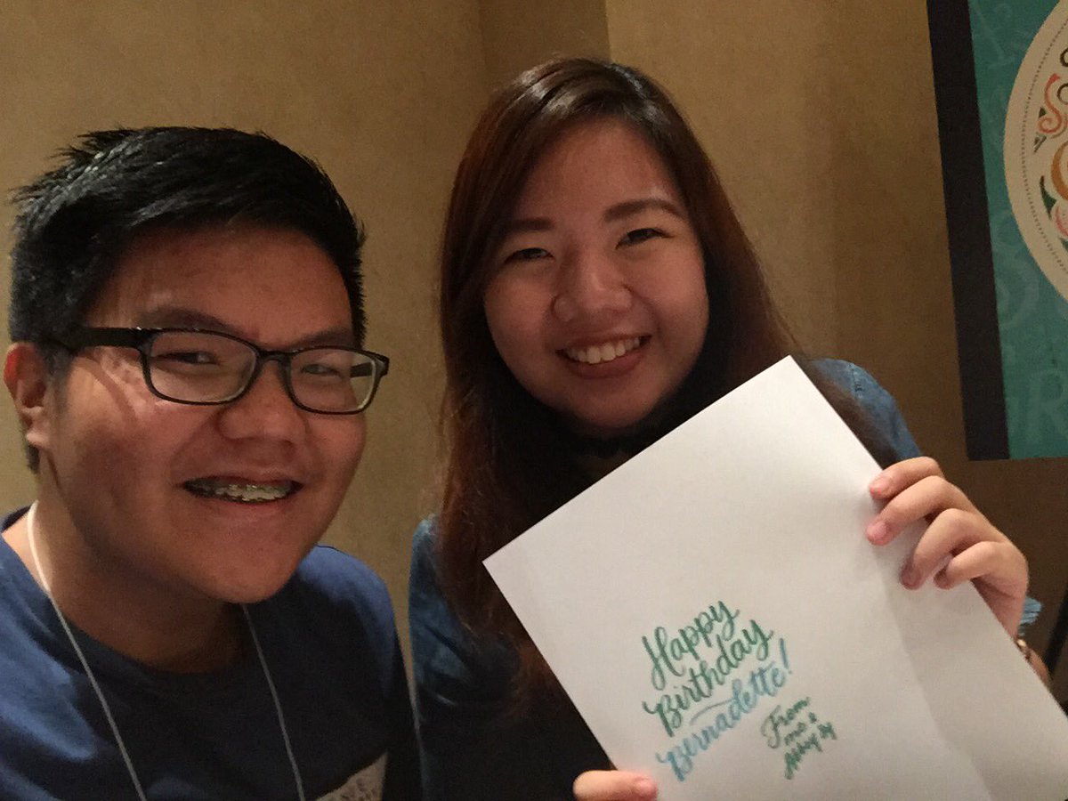 Querido0328's tweet photo. With @abbeysy yesterday at #GoReadWrite2016! https://t.co/CQfKVG05l6