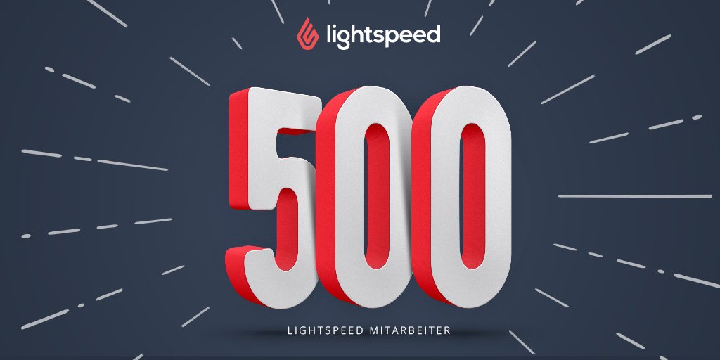 Wir feiern den 500. #Lightspeed Mitarbeiter!!! Werden auch Sie Teil unseres Teams bit.ly/20E5BKK #ecommerce