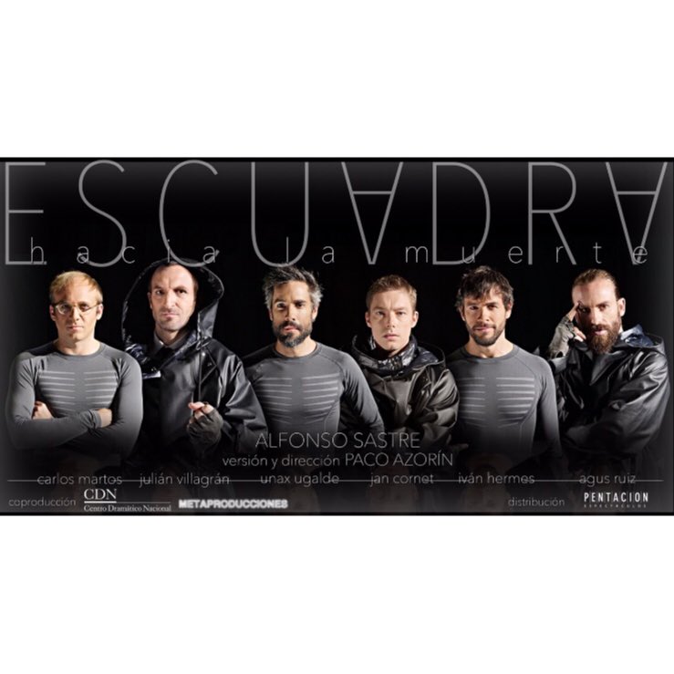 Nuestro representado #JanCornet en #EscuadraHaciaLaMuerte dirigida por #PacoAzorín Estreno el 7 de octubre