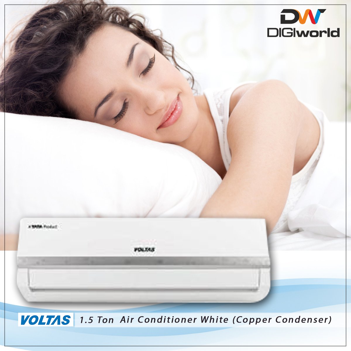 Products that make life easy #Voltas #AC #CopperCondenser #DIGIworld.