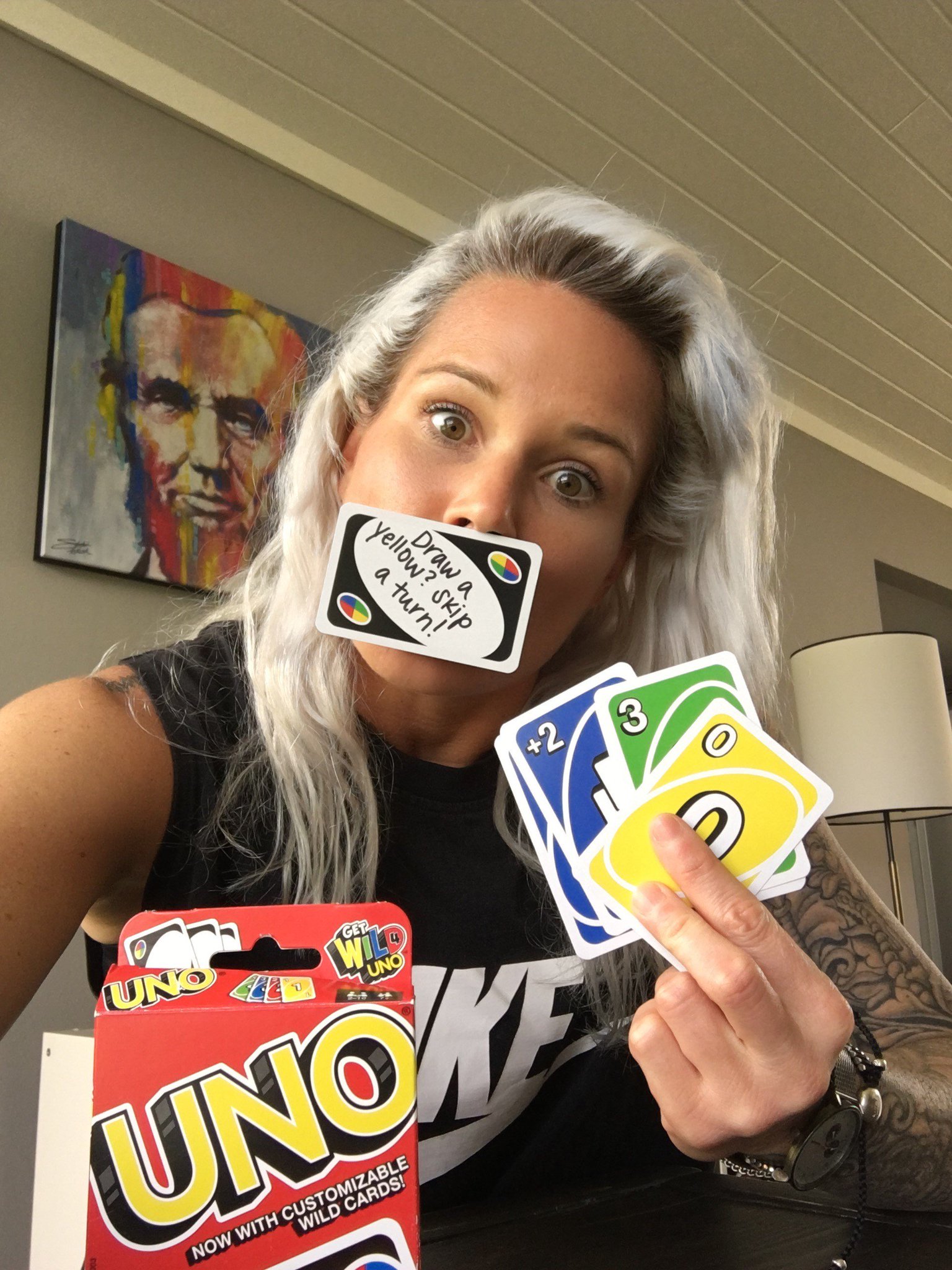 Ashlyn Harris On Twitter Draw A Yellow Skip A Turn What S Your Wild Uno Rule Enter To Win Prizes Https T Co Lfikgrdnyi Wild4uno Ad