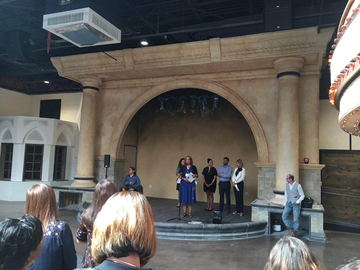 Erin_M_Adkins's tweet photo. Stop 2 on @NOWDiversity #bustour Plaza Mariachi Music City. Preview of the new center  focused on Hispanic culture https://t.co/zsNXmuKvCb