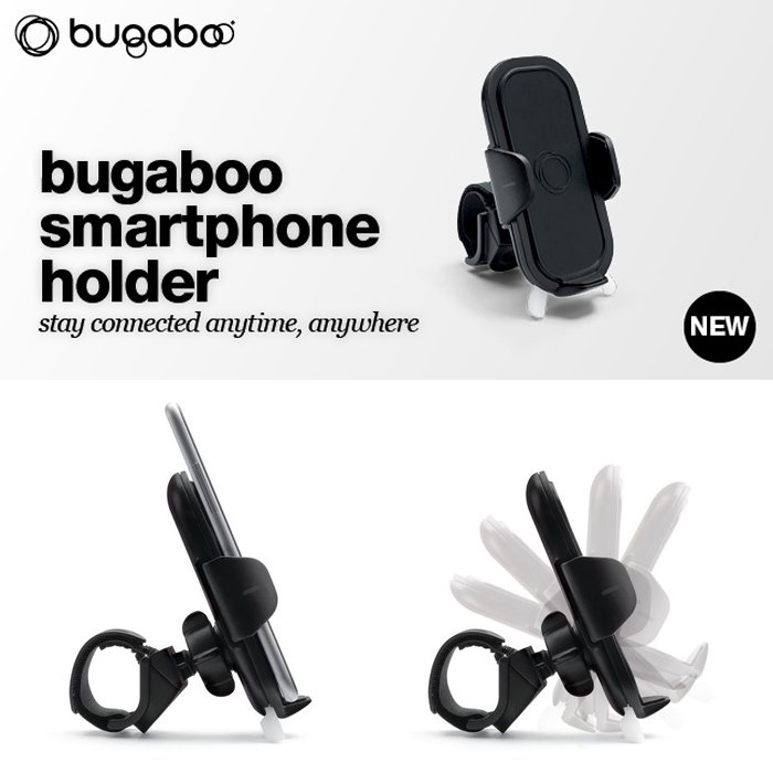 bbbuggy's tweet image. NEW: @Bugaboo #smartphone #holder featuring click&amp;amp;go, rotatable view &amp;amp; universal compatibility. #strolleraccessories
