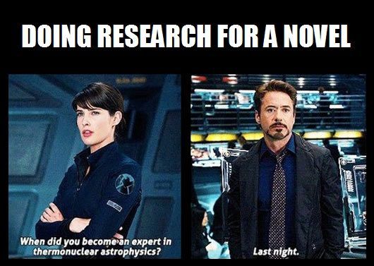 ACWritingLab's tweet image. A little Marvel Writing humor to start out the school week! Happy Writing. #HappyMonday
