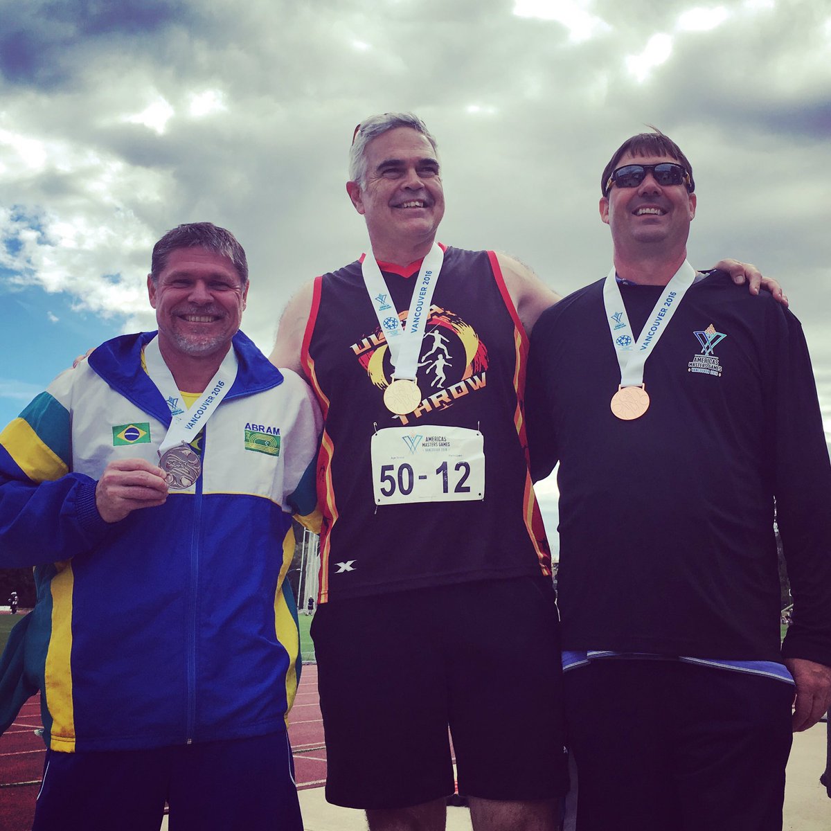 AndrewJArthur's tweet photo. Its been a fun weekend. Gold in hammer and javelin. Discus and Weight Pent to go! AMGames2016  @AMGames2016 https://t.co/yaoLCOv14D
