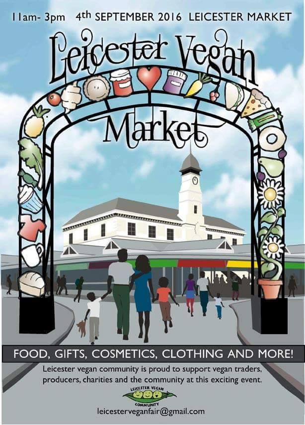 Really looking forward to Leicester's 2nd Vegan Market next Sunday. Lots for everyone Vegan, Veggie or Curious :)