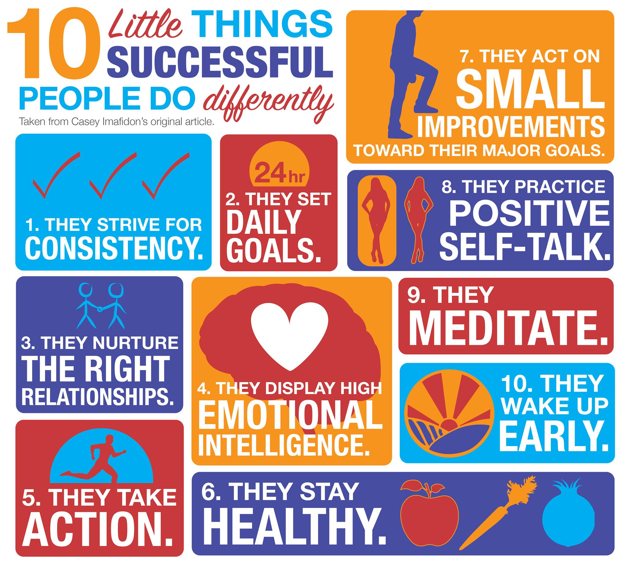 Chris Towland on Twitter "10 little things that successful people do