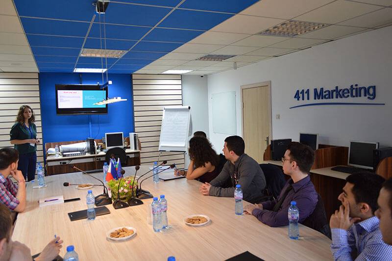 #UniversityOfEconomicsVarna visits our office with some students, to what #internships we offer!