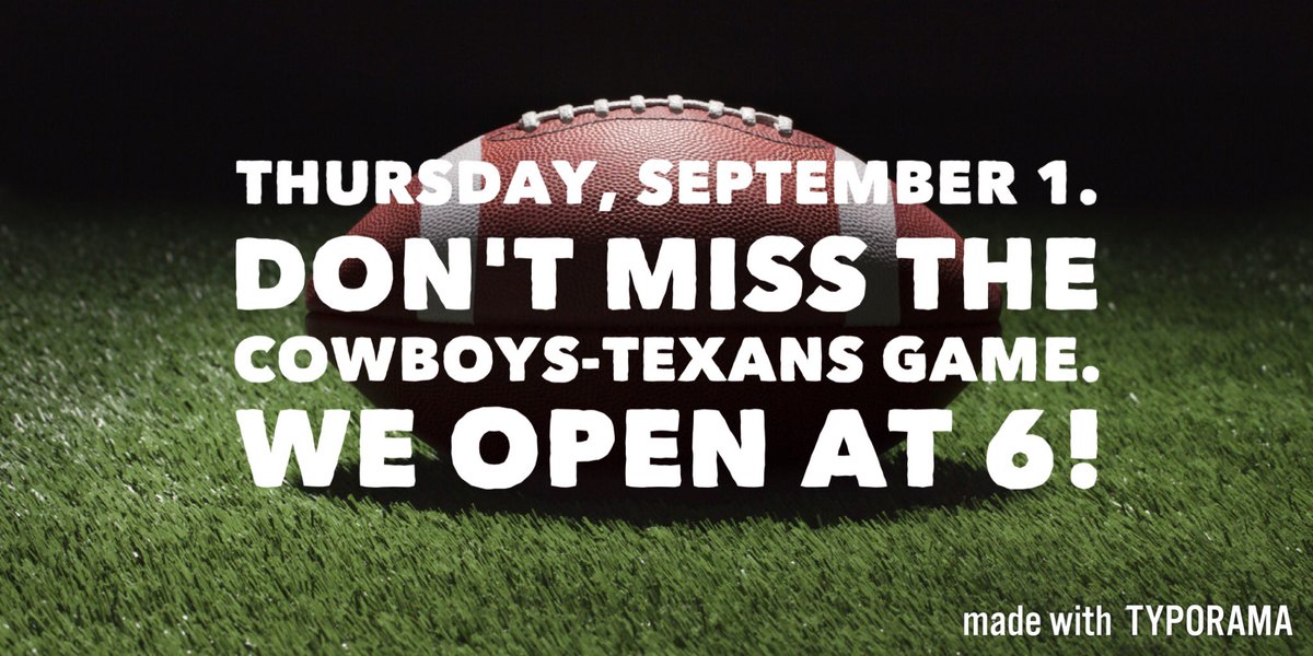 UncleWeirdys's tweet photo. Who's ready for some #football?! https://t.co/o24Lw2eL3f