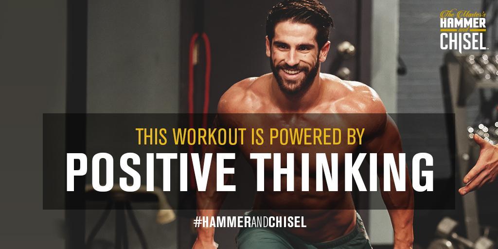 Thehammerchisel's tweet image. #MondayMotivation Put on your positive pants, get in the zone and CRUSH your workout today! #HammerandChisel