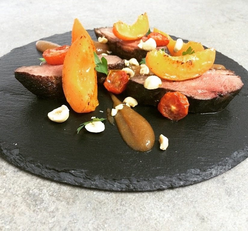 Chef_Jere's tweet image. Magret de #pato #membrillo y #albaricoque 
#duck #membrillo &amp;amp; #apricot

chefjere.com