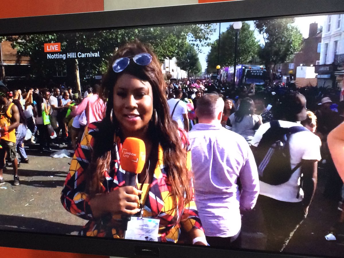 AlisonEarle8's tweet photo. @GavinROfficial & @FunmiOlutoye r on @LondonLive at #NottingHillCarnival until 6pm🎉✨ #winingtime https://t.co/lGZrb6roBT