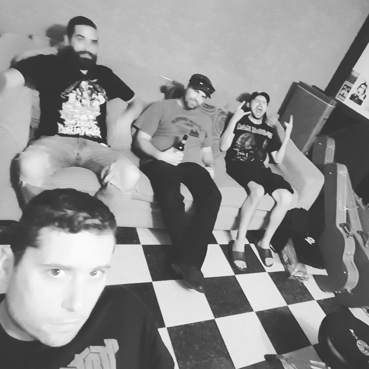 #CelestialStag in studio for mix yesterday. New tune on the way! #doom #metal #NewMusic