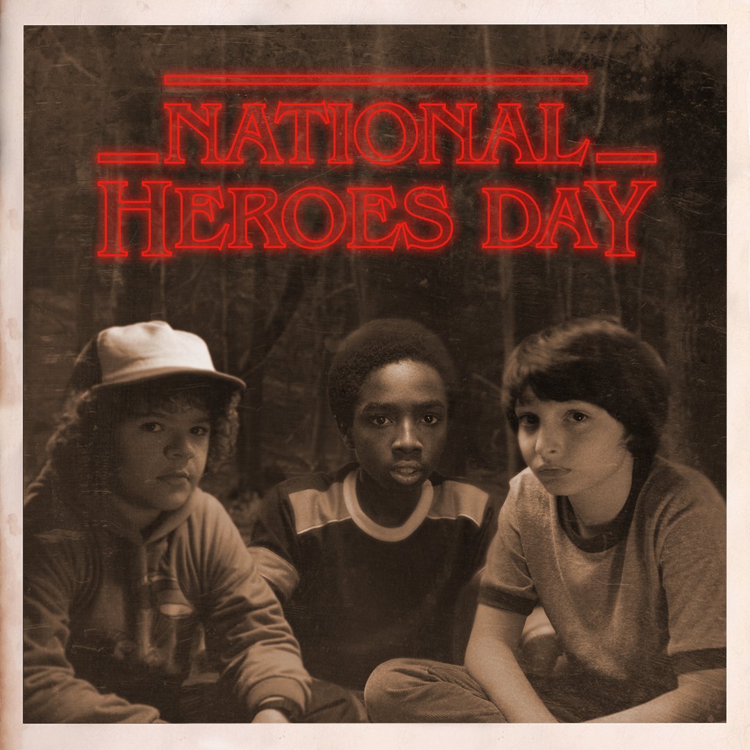 Netflix_PH's tweet photo. You don't need to have superpowers to be a hero. Happy National Heroes Day! #StrangerThings https://t.co/Nq3EK4acBc