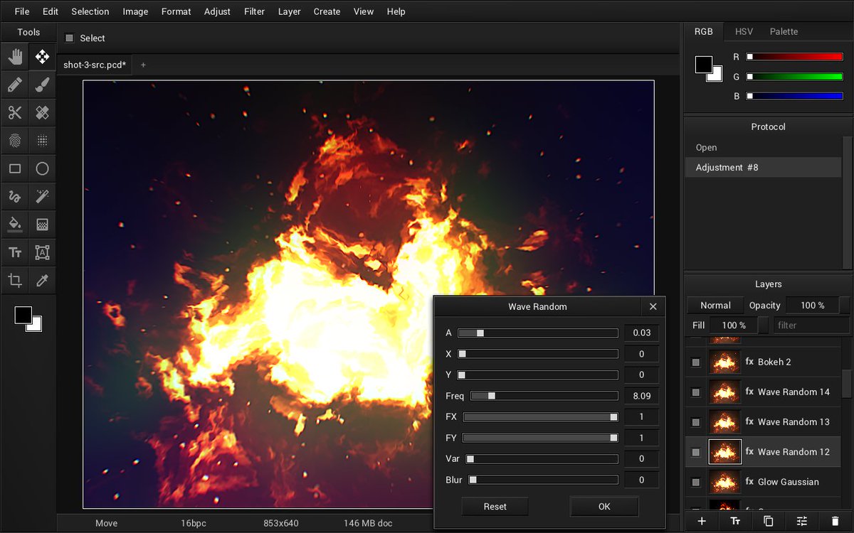 Procedural image generation using pencilsheep.com