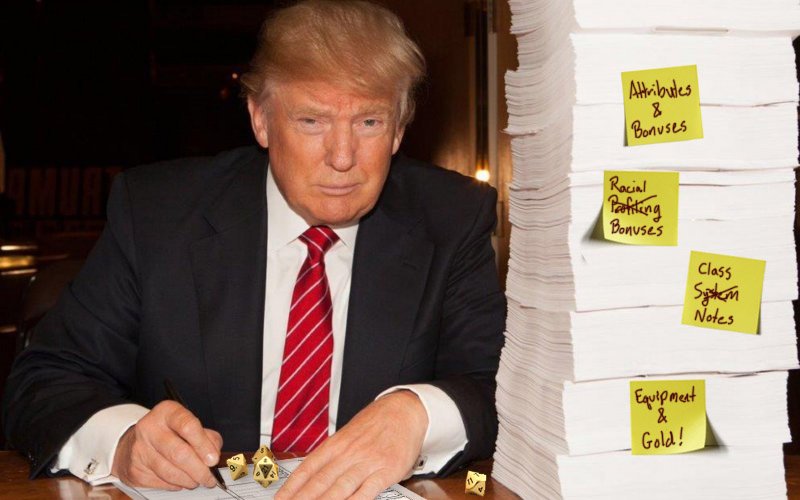 DungeonsDonald's tweet image. Instead of dungeon map, I think both DMs should release detailed character sheets. I have no prob doing so! Hillary?