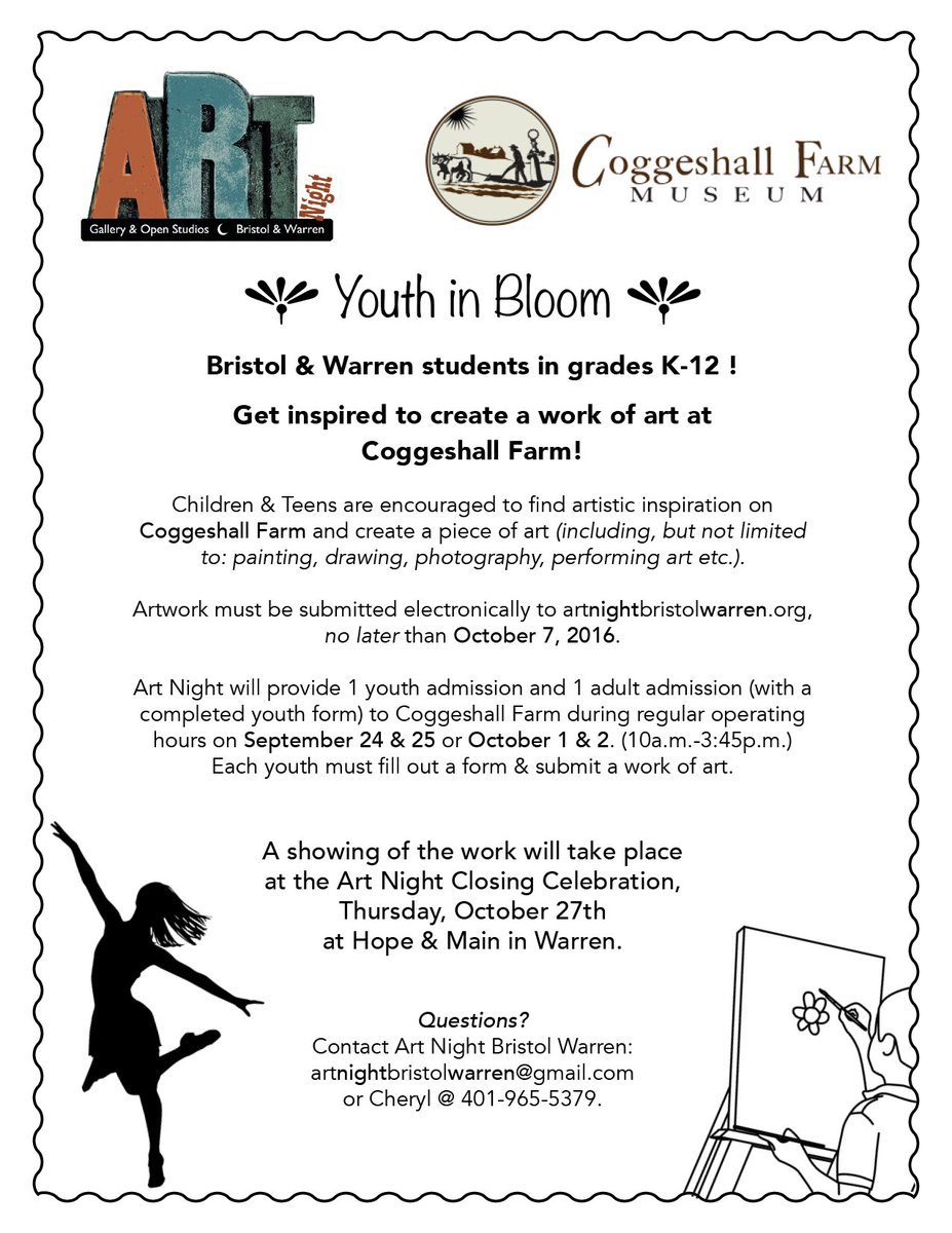NeverlandCB's tweet photo. Calling youth artists in Bristol &amp; Warren @BristolWPatch @CoggeshallRI @LabonteMrs @ArtNightBW https://t.co/sR197Bjn81