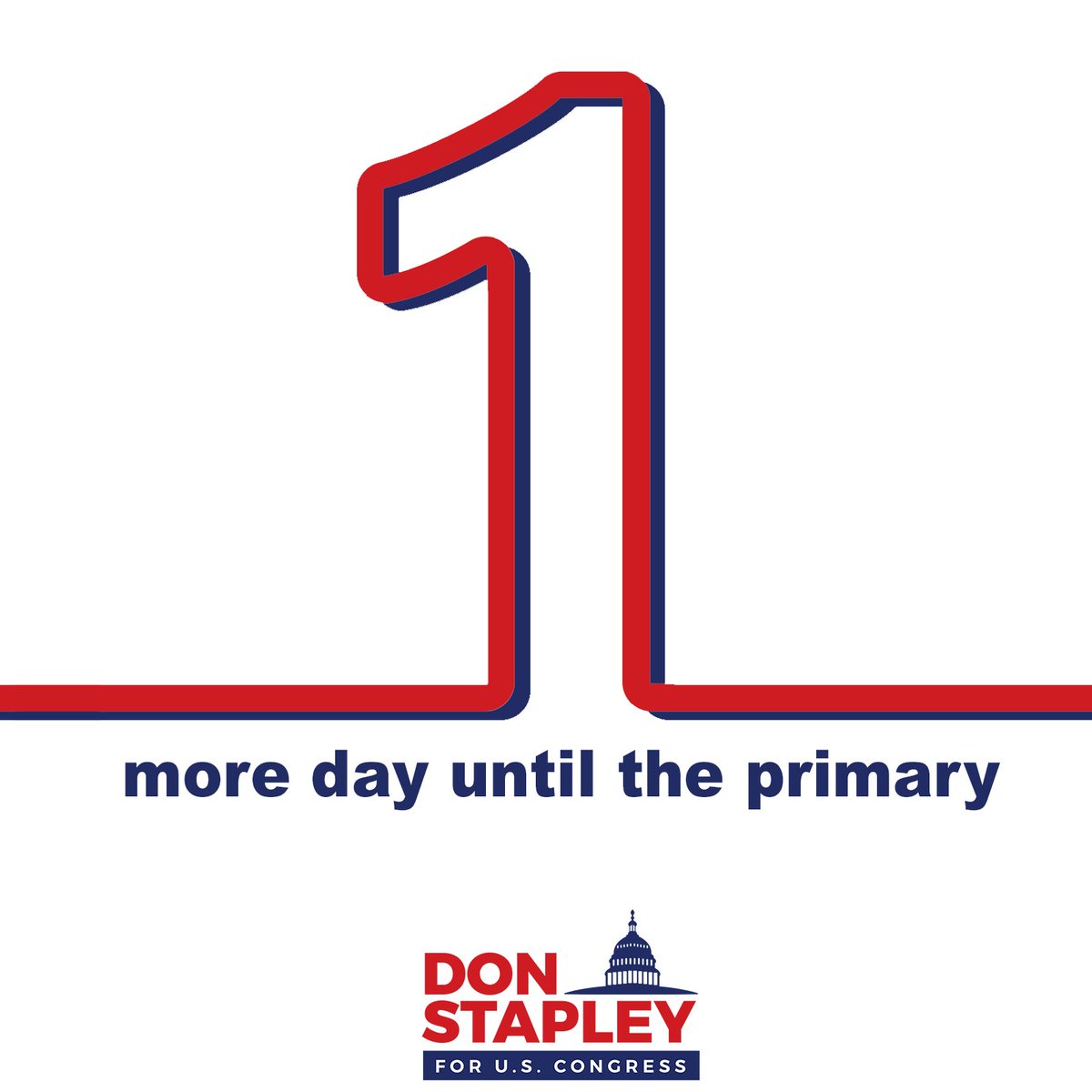 DonStapley's tweet photo. The primary is TOMORROW. Please visit https://t.co/SYDjmL7280 to see why I am the right choice. #AZ05 #TeamStapley https://t.co/WYdgdgAOcW