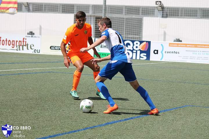 Contento por mi debut ayer en Segunda División B ante el CD Ebro. Lástima del resultado. Esto solo acaba de empezar
