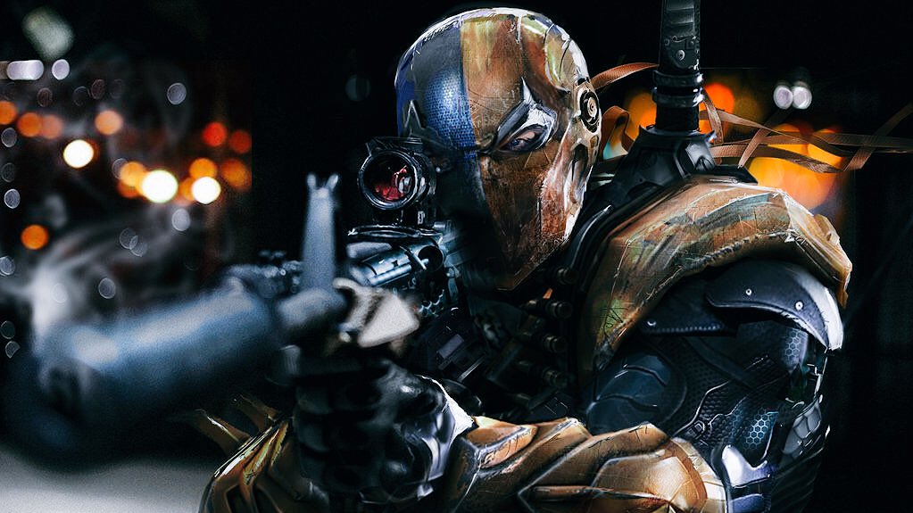 FiImFeed's tweet photo. Reportedly Deathstroke will be the main villain in the Batman solo movie. https://t.co/9JzjoUAUbr