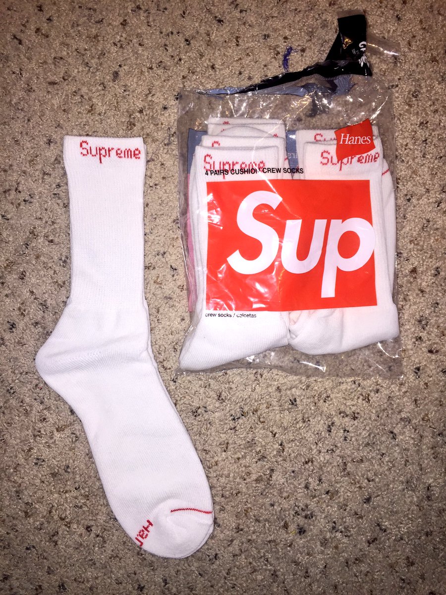supreme socks 4 pack