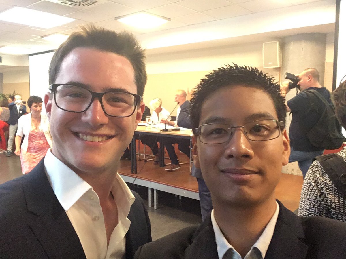DavidManfroy's tweet photo. L'@UNECOF présent à l'inauguration de la #HE2B ce @RobinetBenjamin https://t.co/OpGmqT5sNJ