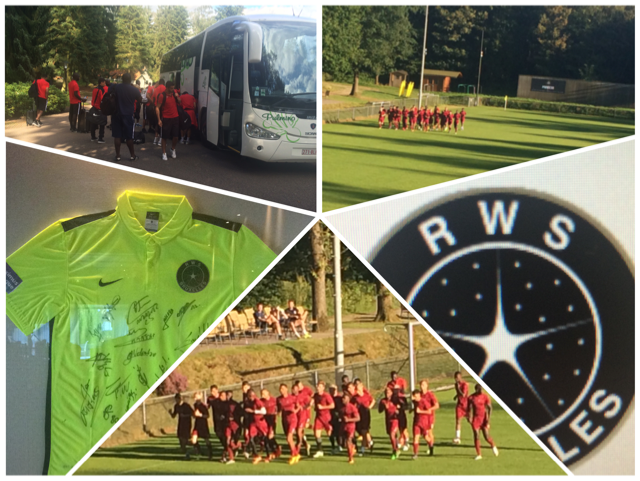 Vandaag is de Royal White Star Bruxelles aangekomen voor een trainingskamp in Hoenderloo <a href="/RWSBruxelles/">RWSBruxelles</a> <a href="/corendon/">Corendon</a>